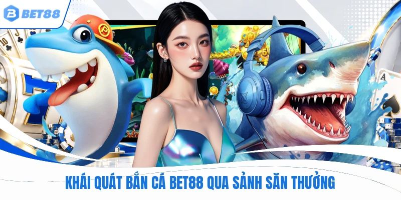 Khái quát bắn cá BET88 qua sảnh săn thưởng