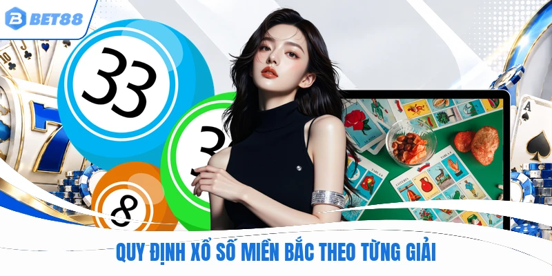 Quy định xổ số miền bắc theo từng giải